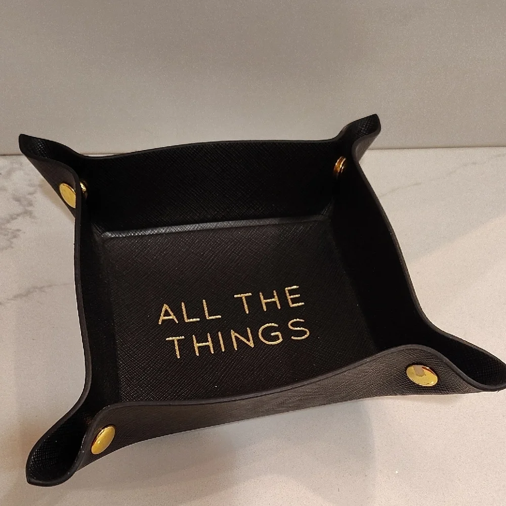 Mudpie Black Trinket Container